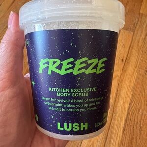 Lush Freeze Peppermint Body Scrub - Kitchen Exclusive Box